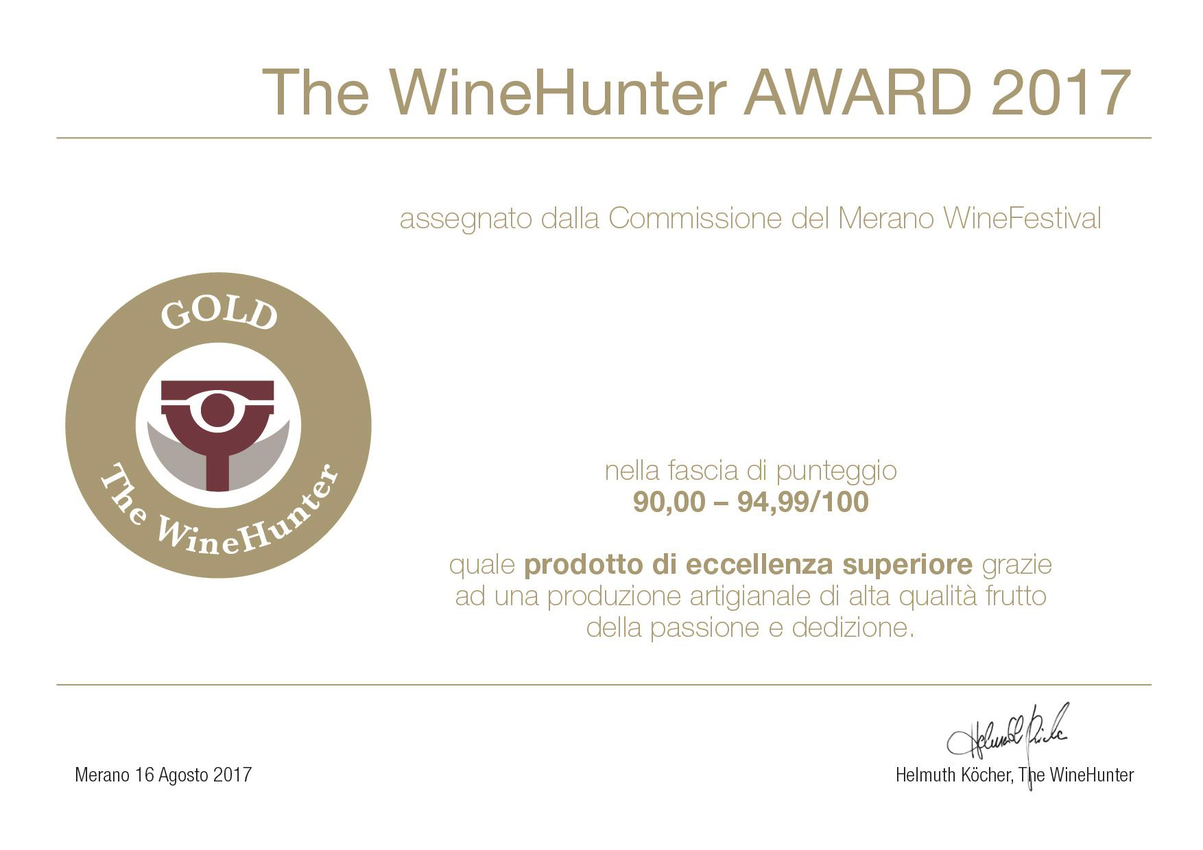 La Scolca - The Wine Hunter Award 2017