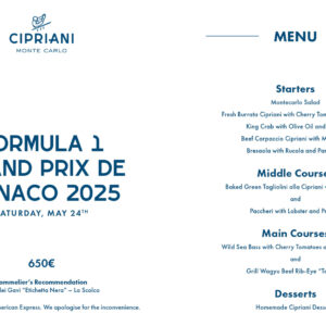 Formula 1 Grand Prix de Monaco - Maggio 2025 Diari di Viaggio La Scolca