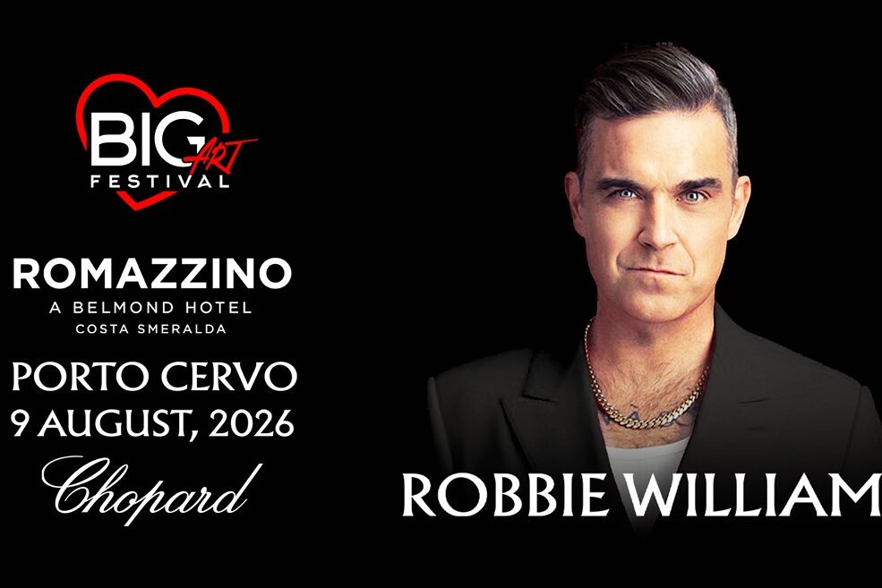 big art festival porto cervo robbie williams la scolca